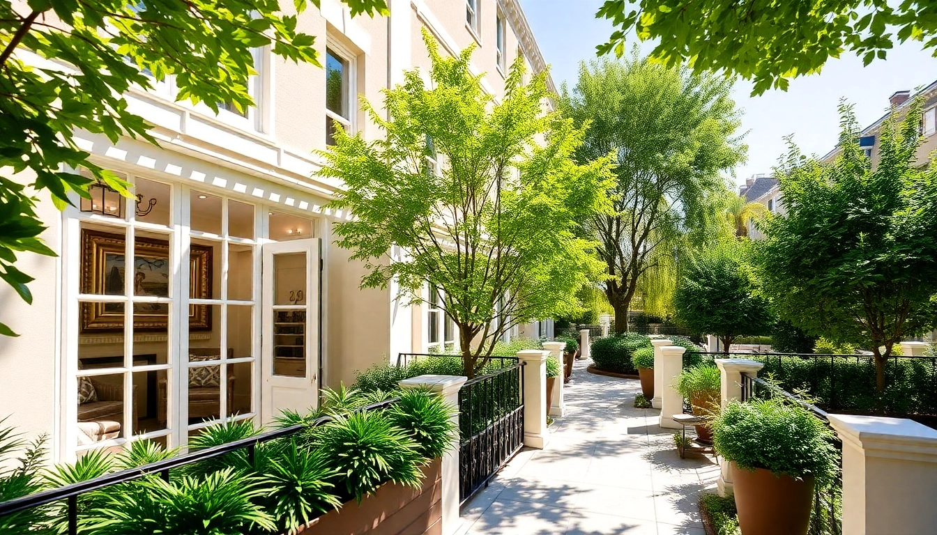 Experience the charm of Bloomsbury Residences surrounded by lush greenery and modern design.