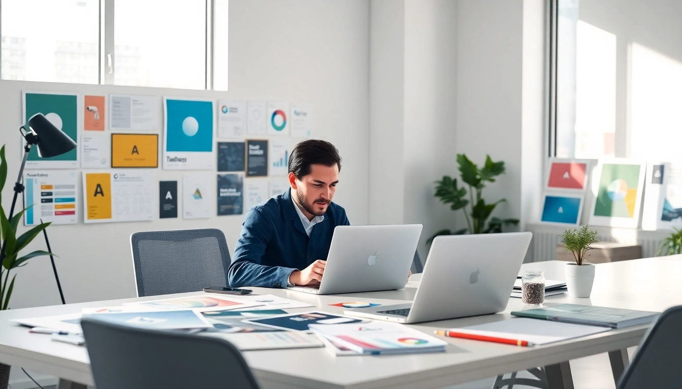 Create a unique logo for AI business branding with professional design tools.