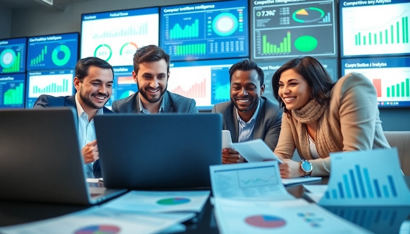 Utilize ai prompts for competitive intelligence in a dynamic business meeting.
