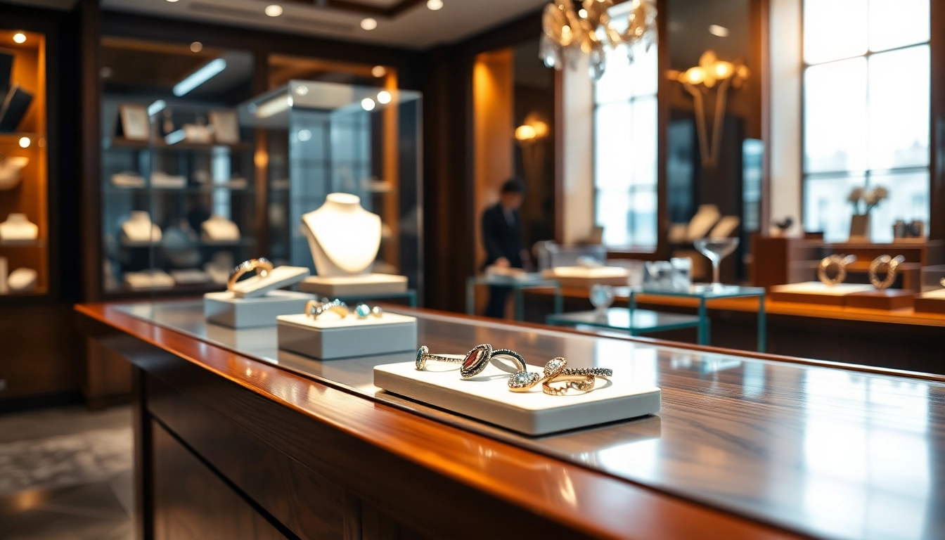 Explore jewelry stores near me with luxurious displays of fine jewelry and elegant pieces