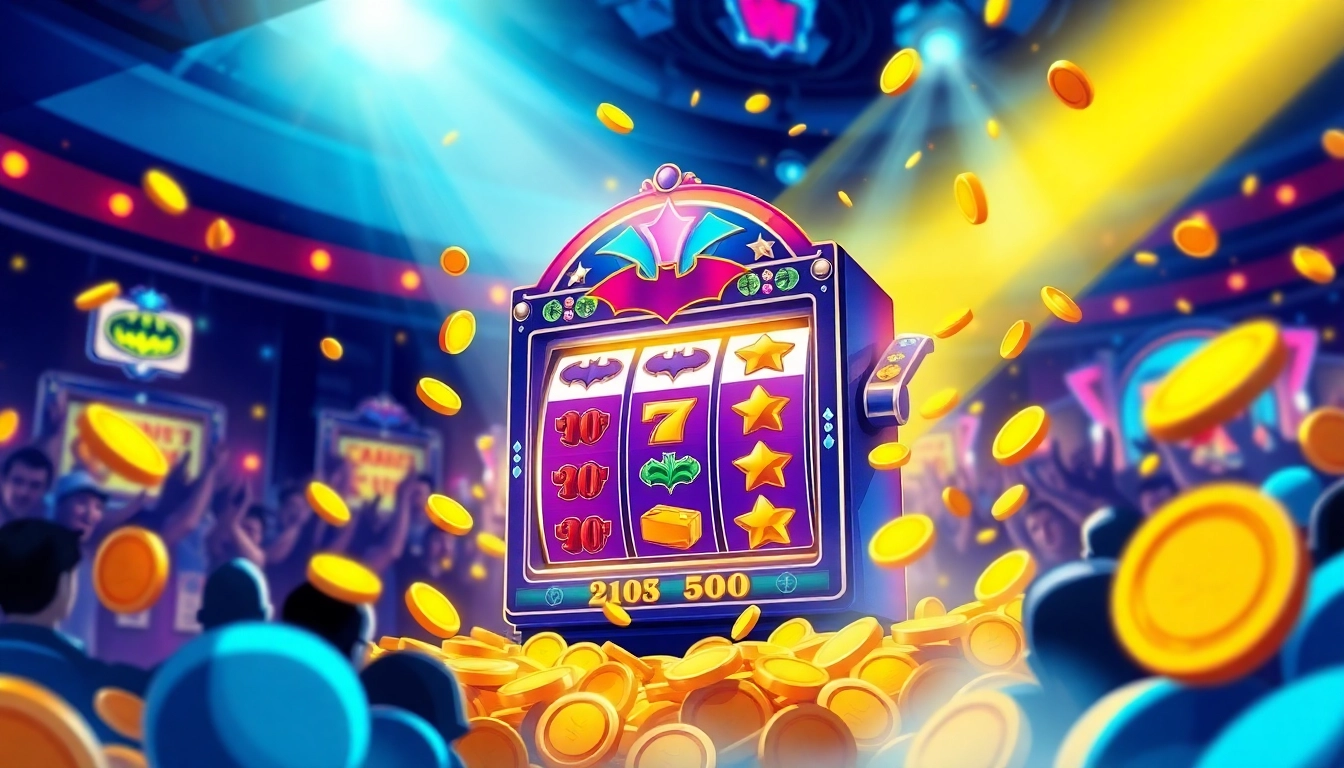 Menangkan jackpot di situs slot batman138 dengan mesin slot penuh warna yang berkilauan.