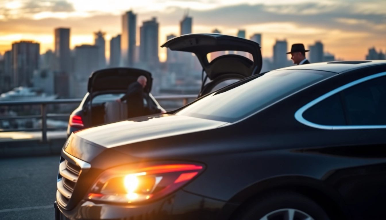 Experience premium car service Vancouver BC with a professional chauffeur and luxury vehicle at the forefront.