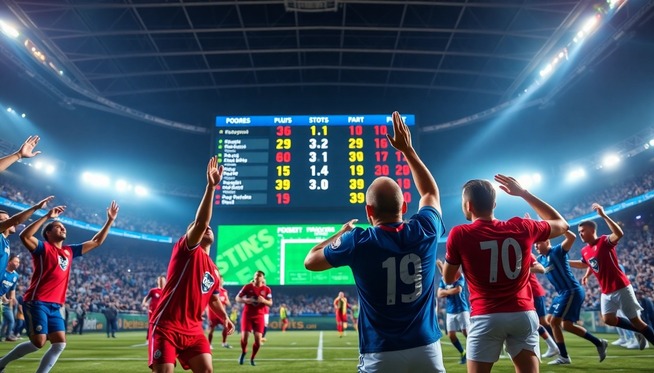 Join judi bola terpercaya with thrilling betting action and a vibrant scoreboard to enhance your experience.