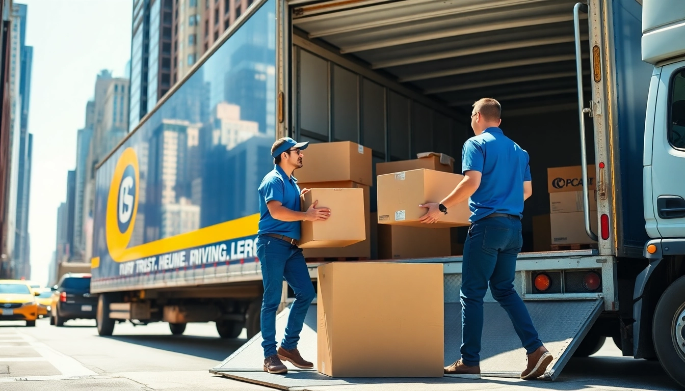 Best movers nyc engaging with clients in a vibrant New York City moving scene