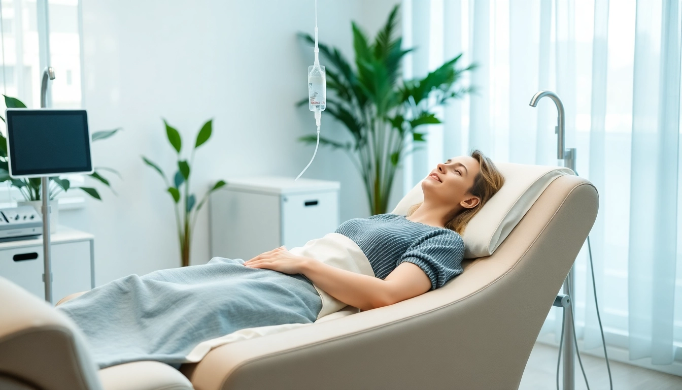 Experience IV infusion near me in a tranquil spa setting with professional care.